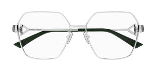 Bottega Veneta BV1224O women Silver Squared Eyeglasses