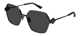 Bottega Veneta BV1224S women Black Squared Sunglasses