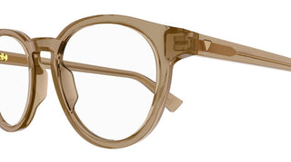 Bottega Veneta BV1225O unisex Brown Pantos Eyeglasses