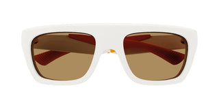 Bottega Veneta BV1232S men White Squared Sunglasses