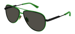 Bottega Veneta BV1240S men Green Pilot Sunglasses