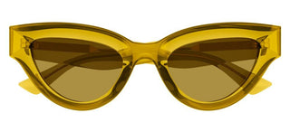 Bottega Veneta BV1249S women Yellow Cat Eye Sunglasses