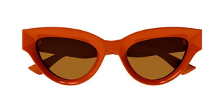 Bottega Veneta BV1249S women Orange Cat Eye Sunglasses