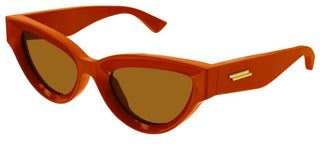 Bottega Veneta BV1250S unisex Orange Squared Sunglasses