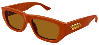 Bottega Veneta BV1252S unisex Orange Squared Sunglasses