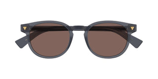 Bottega Veneta BV1253S men Grey Round Sunglasses