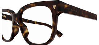 Bottega Veneta BV1257O women Havana Squared Eyeglasses