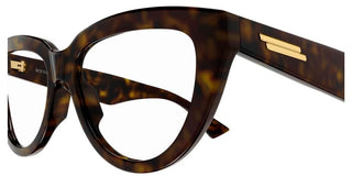 Bottega Veneta BV1259O women Brown Squared Eyeglasses