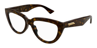 Bottega Veneta BV1259O women Brown Squared Eyeglasses