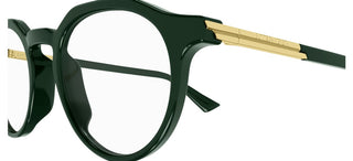 Bottega Veneta BV1263O men Green Pantos Eyeglasses