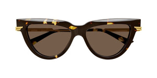 Bottega Veneta BV1265S women Havana Cat Eye Sunglasses