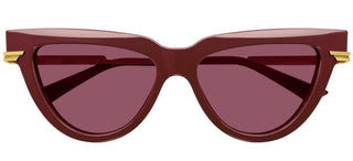 Bottega Veneta BV1265S women Red Cat Eye Sunglasses