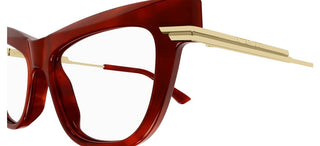 Bottega Veneta BV1266O women Red Cat Eye Eyeglasses