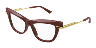 Bottega Veneta BV1266O women Red Cat Eye Eyeglasses