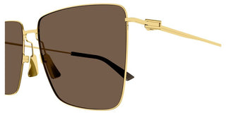 Bottega Veneta BV1267S men Gold Squared Sunglasses