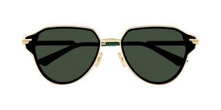 Bottega Veneta BV1271S unisex Gold Pilot Sunglasses