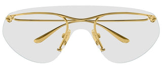 Bottega Veneta BV1272S unisex Gold Geometric Sunglasses