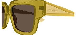 Bottega Veneta BV1276S women Yellow Squared Sunglasses