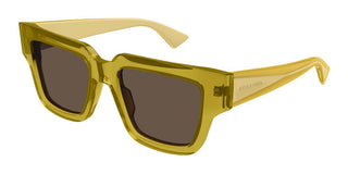 Bottega Veneta BV1276S women Yellow Squared Sunglasses