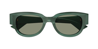 Bottega Veneta BV1278SA women Green Squared Sunglasses