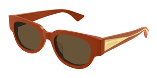 Bottega Veneta BV1278SA women Orange Squared Sunglasses