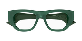 Bottega Veneta BV1279O women Green Squared Eyeglasses