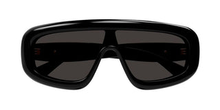 Bottega Veneta BV1281S unisex Black Shield Sunglasses