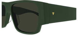 Bottega Veneta BV1286S men Green Squared Sunglasses