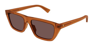 Bottega Veneta BV1291S women Orange Squared Sunglasses