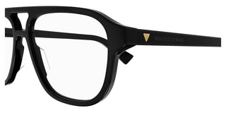 Bottega Veneta BV1294O men Black Pilot Eyeglasses