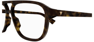 Bottega Veneta BV1294O men Havana Pilot Eyeglasses