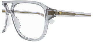 Bottega Veneta BV1294O men Grey Pilot Eyeglasses