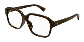 Bottega Veneta BV1295O women Havana Geometric Eyeglasses