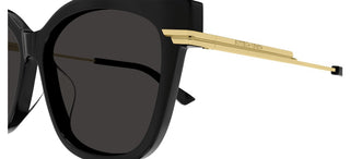 Bottega Veneta BV1296SA women Black Pantos Sunglasses