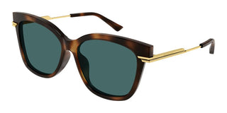 Bottega Veneta BV1296SA women Havana Pantos Sunglasses