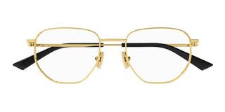 Bottega Veneta BV1301O unisex Gold Pantos Eyeglasses