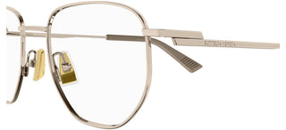 Bottega Veneta BV1301O unisex Rose gold Pantos Eyeglasses