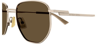 Bottega Veneta BV1301S unisex Gold Squared Sunglasses