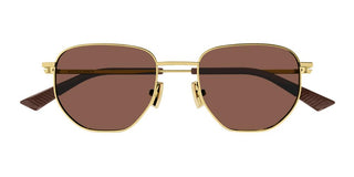 Bottega Veneta BV1301S unisex Gold Squared Sunglasses