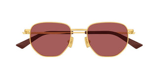 Bottega Veneta BV1301S unisex Gold Squared Sunglasses