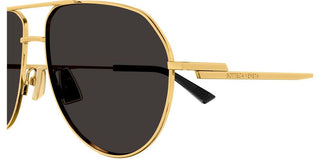 Bottega Veneta BV1302S unisex Gold Pilot Sunglasses