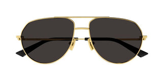 Bottega Veneta BV1302S unisex Gold Pilot Sunglasses