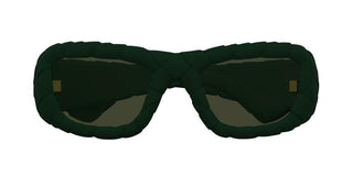 Bottega Veneta BV1303S women Green Geometric Sunglasses