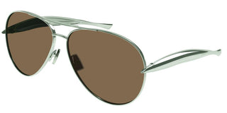 Bottega Veneta BV1305S unisex Green Pilot Sunglasses