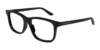 Bottega Veneta BV1316O unisex Black Squared Eyeglasses