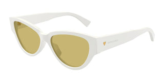 Bottega Veneta Bv1319s Women White Cat Eye Sunglasses