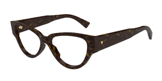 Bottega Veneta Bv1320o Women Havana Cat Eye Eyeglasses