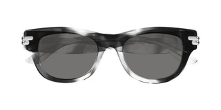 Bottega Veneta BV1323SK unisex Havana Squared Sunglasses