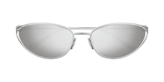 Bottega Veneta BV1330S women Silver Cat Eye Sunglasses