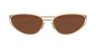 Bottega Veneta BV1330S women Gold Cat Eye Sunglasses